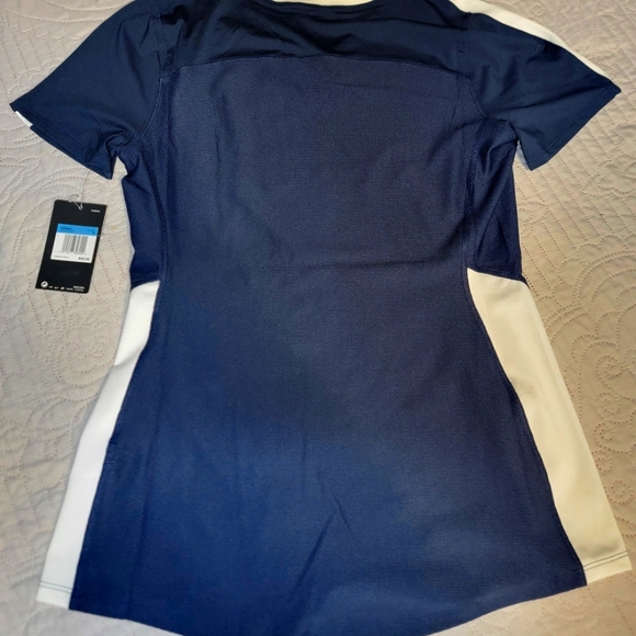 Nike Navy and White Sports Volleyball Jersey - Picture 3 of 3